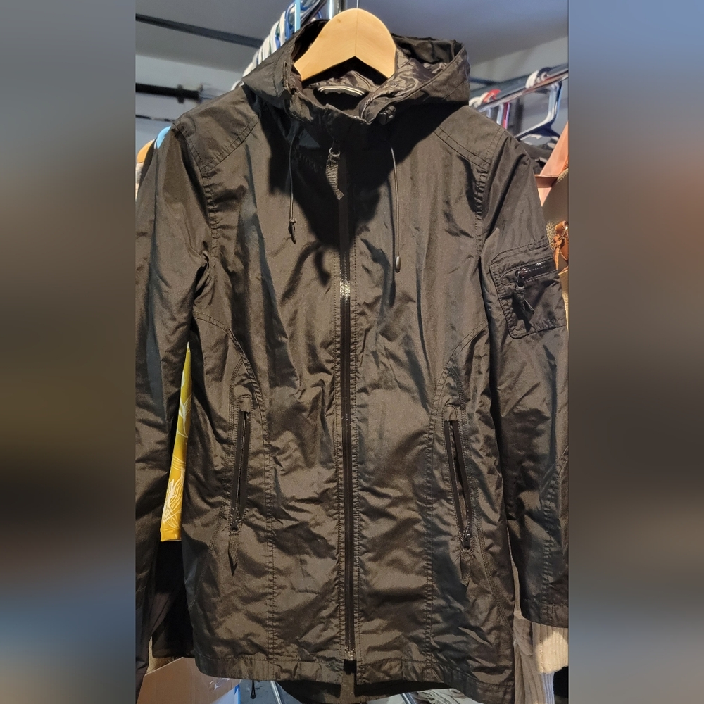 Nautica  rain jacket, black, size small